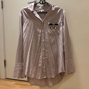 Madewell Striped Eye Blouse